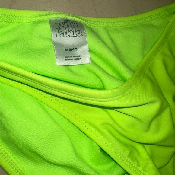 Wild Fable M/L Neon Green Bikini - Picture 14 of 15
